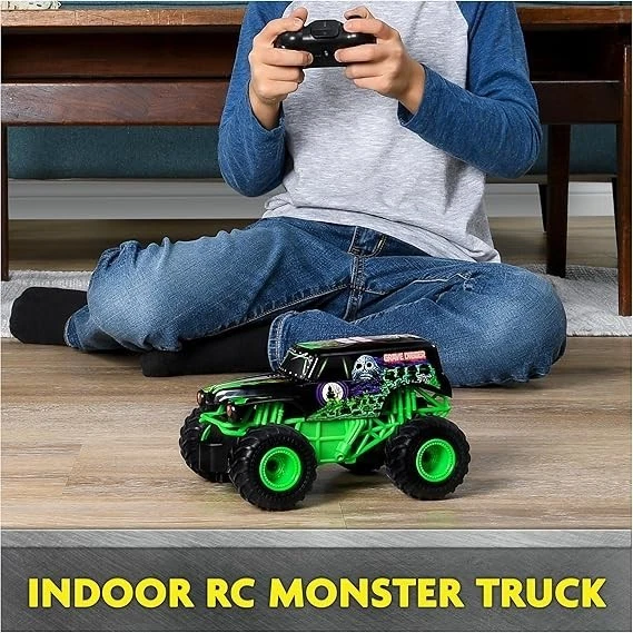 Monster Jam oficial Grave Digger controle remoto Monster Truck, escala 1:24, 2.4GHz - Imagem 4 de 4
