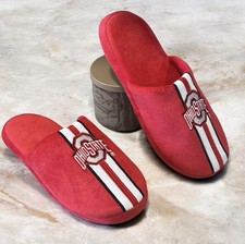 Zoozatz -Ohio State Buckeyes COMFY Slip On Slippers Women  s 9-10 -NWOT