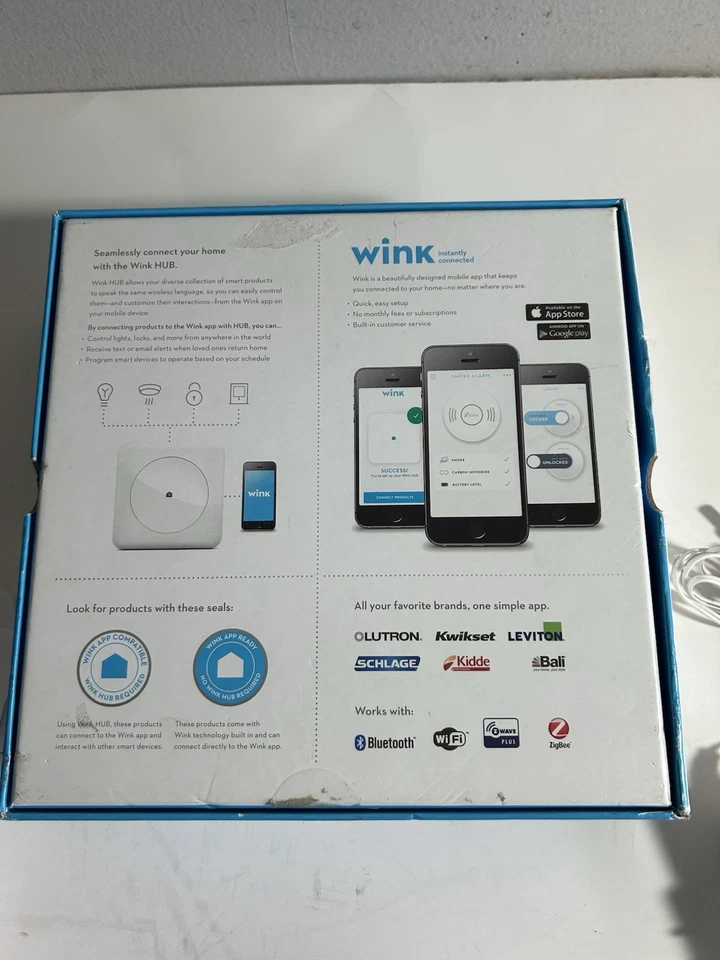 Aplicación de control inteligente para el hogar Wink Hub PWHUB-WH17 Bluetooth WiFi Foto 4 de 4