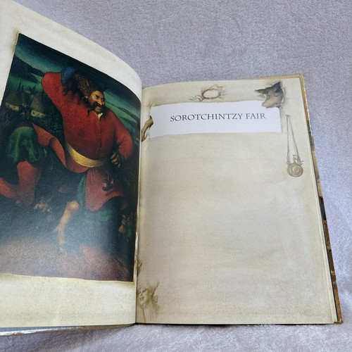 Sorochintsy Fair Nikolai Gogol Hardback Book Illustrated 1991 Collectable HB - Foto 6 di 12