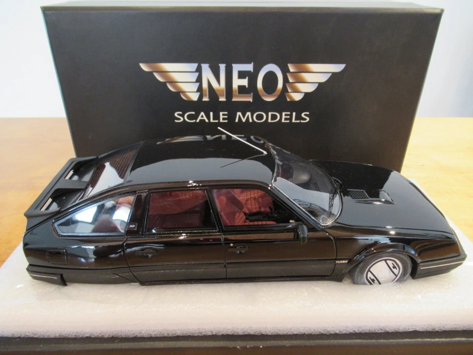 RARE NEO SCALE MODELS 1:18 CITROËN CX GTi TURBO II MEGA BLACK/RED MINT & BOXED - Bild 4 von 4