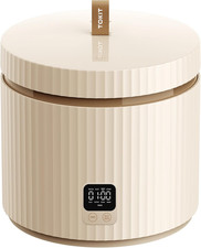 Cuociriso PRO 1,5L Rice Cooker Mini, Risottiera Elettrica Con Pulsante Touch Dis