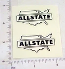 Pair Marx Allstate Trucks Logo Door Stickers MX-003