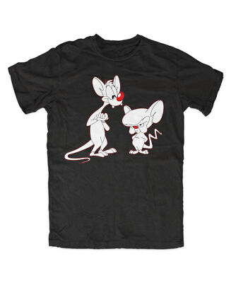 Pinky und der Brain premium Tshirt Ratten Rats Comic Kult Fun Cartoon oldschool
