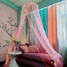 Mosquito Net Bed Canopy for Girls Room Decor Insect Protection Hanging Tent for