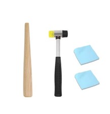 Jewelers Rubber Hammer Mallet with Wood Ring Mandrel Sizer Sizing Adjuster