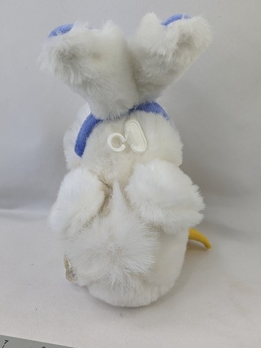 Peluche anatra bianca orecchie di coniglio 9 pollici Tb Trading Co peluche giocattolo - Foto 5 di 9