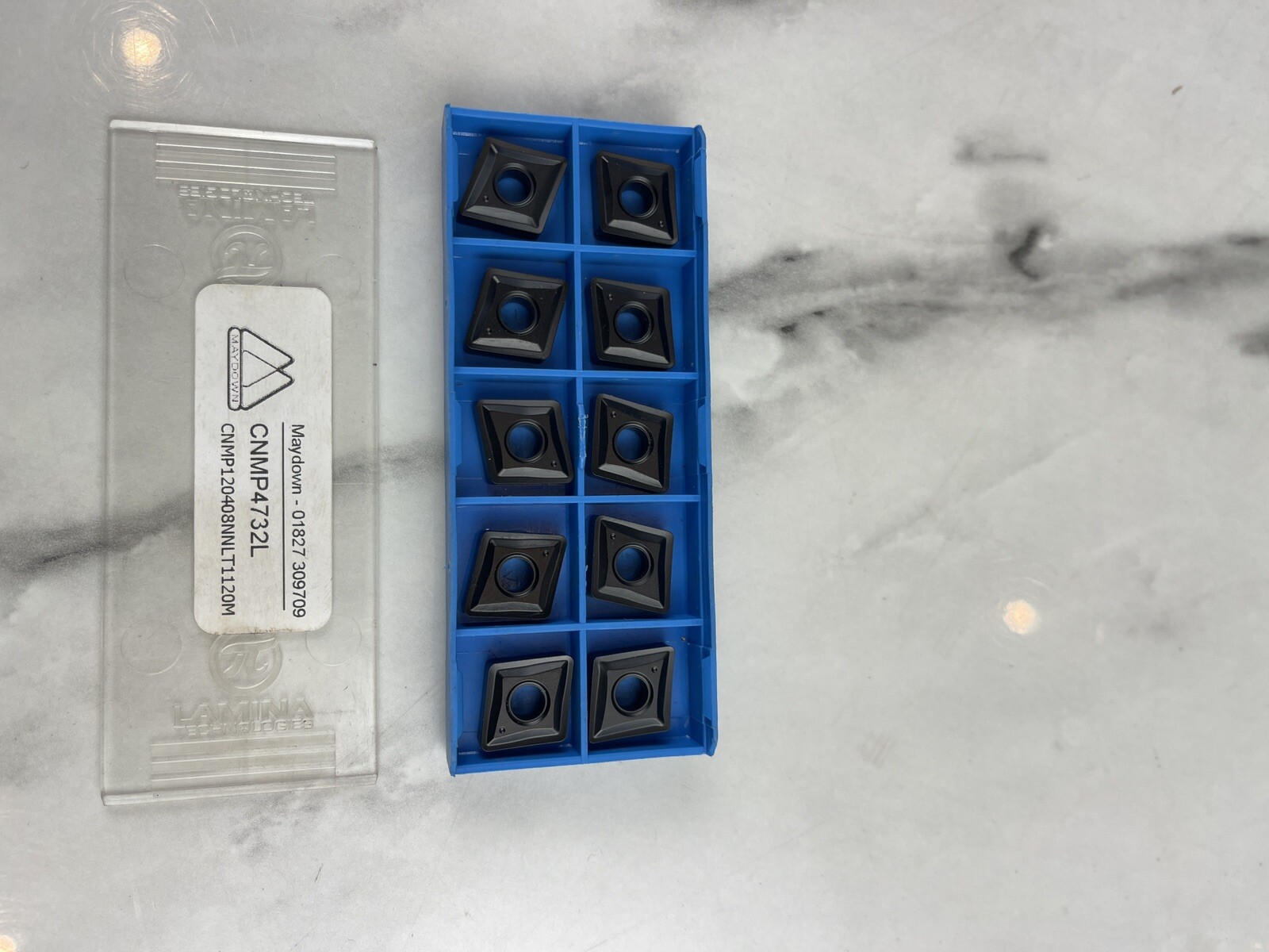 10 x  Lamina Carbide Inserts CNMP120408 NN LT1120M image 3