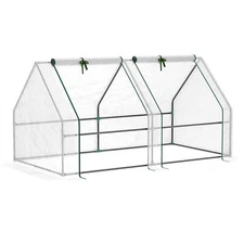 Indoor Outdoor Portable Mini Greenhouse Kit for Flower Vegetables Herb Planters