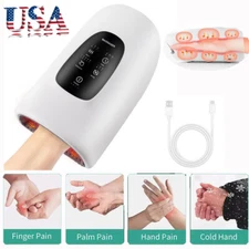 Electric Hand Massager Air Compression Hot Compress Palm Acupoint Massager