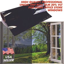 JNK NETWORKS Uncut Tint Roll Film Home Office Store 30% VLT 20"x5' or 20"x10'