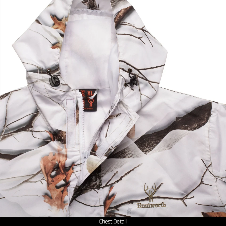 Huntworth Lightweight Snow Camo Hunting Jacket All Sizes - Image 3 of 4