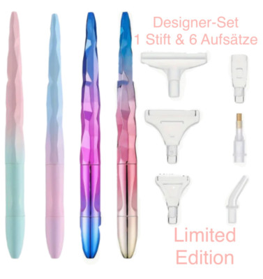   Diamond Painting Designer Stift Set mit 6 Aufsätzen Zubehör   LIMITIERT  