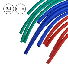 3:1 Heat Shrink Tubing Tube Red&Green&Blue Glue Waterproof Dual Wall Wires Wrap