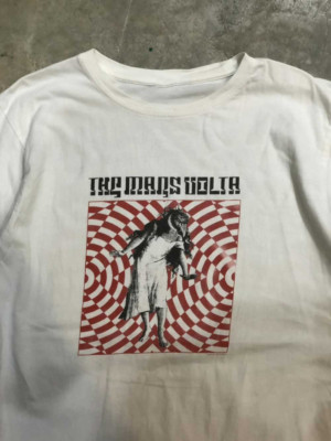 Vintage The Mars Volta Tee Short Sleeve White All Size Shirt