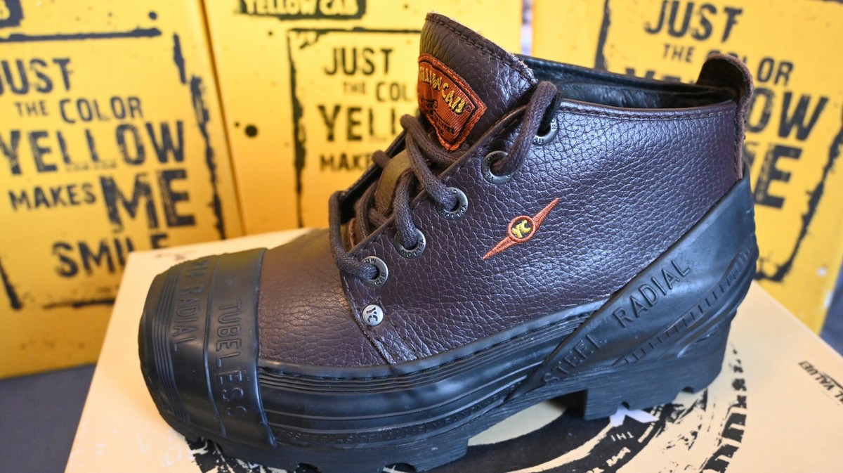 Leather boots Yellow Cab Vintage premium quality brand new | eBay UK