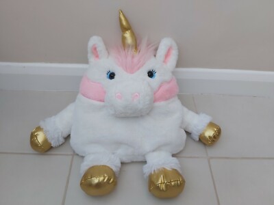 AROMA HOME Einhorn Snuggle Me Pyjama Hülle Kissen Plüsch Kuscheltier weiß sehr guter Zustand
