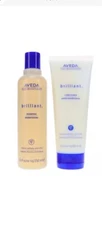 Aveda Brilliant Shampoo 8.5 oz & Brilliant Conditioner 6.7 oz Combo Pack