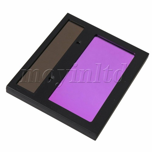 Solar Powered TIG MIG Helmet Filter Lens Replace Part Auto Darkening Black - Bild 5 von 6
