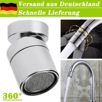 De Wasserhahnaufsatz Wassersparer Strahlregler Schwenkbrause Brausekopf