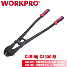 WORKPRO 24" Bolt Cutter Chrome Vanadium Steel Blade for Cutting Chains Pad Locks
