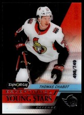 2020-21 Upper Deck Synergy Exceptional Young Stars Thomas Chabot /749 Ottawa