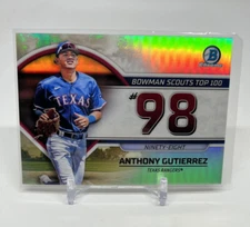 2023 Bowman Anthony Gutierrez Scouts Top 100 #BTP-98