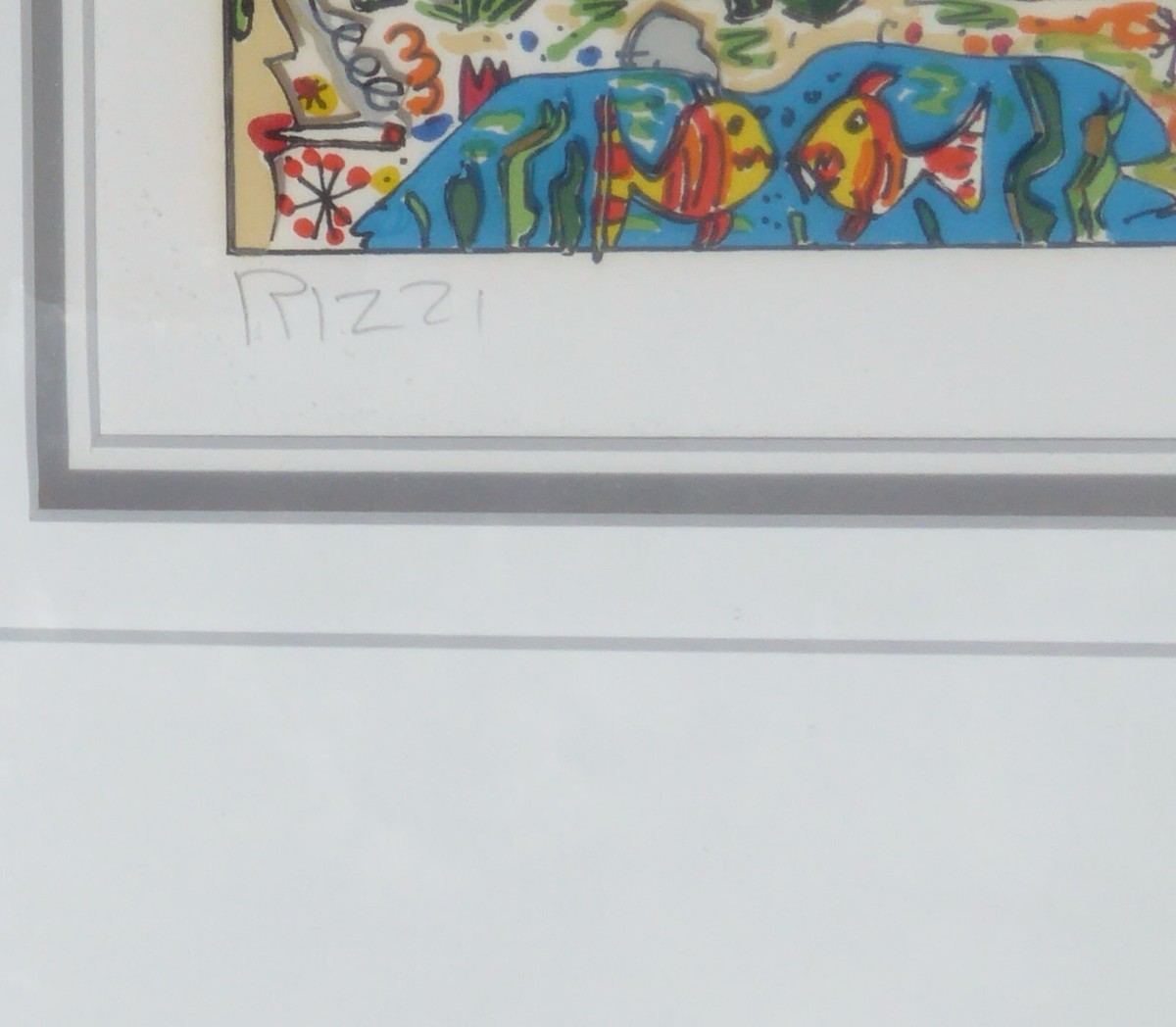 James Rizzi Time Warp 1989 Dinosaur Hand Signed 3-D Serigraph Pop