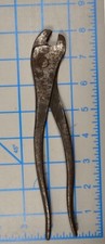 Vintage Utica Battery Terminal Pliers 8" Model 524-7 Made in USA Collectable