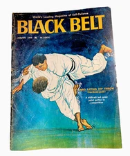 Black Belt Magazine January 1966 Vol. 4 No. 1 The Tsurikomi-Goshi