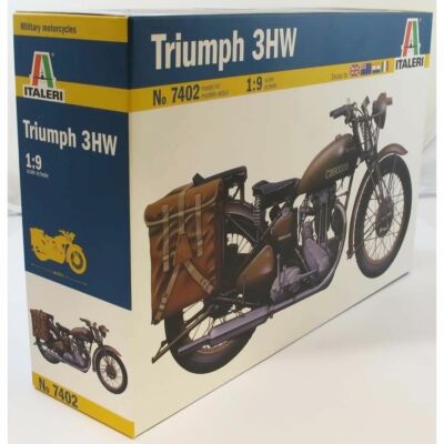 ITALERI 7402 Triumph Motorrad 1:9 Bike Modellbausatz