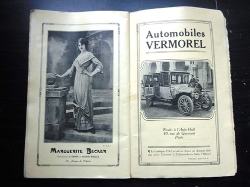 1912 PROGRAMA DE ÓPERA FRANCESA - ROMA - TEATRO NACIONAL DE ÓPERA, GRANDES ANUNCIOS - Imagen 9 de 10