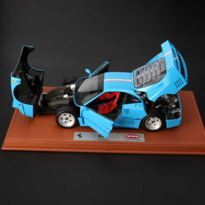 Kyosho x BBR 1:18 Ferrari F40 Blue Limited Diecast Car Model Fully