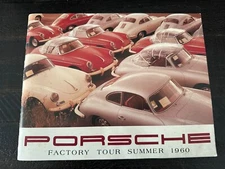 Porsche Factory Tour Summer 1960 356 B Brochure Book Singer Original