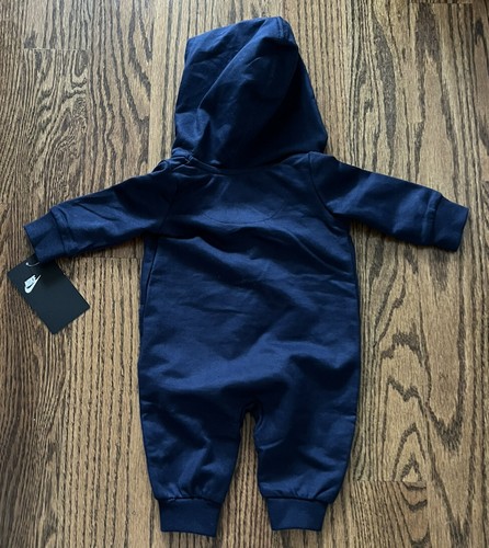 NUOVA TUTA CON CAPPUCCIO AIR NIKE BAMBINI E RAGAZZE REGALO BLUE MARINA. 0-12 mesi - Foto 10 di 10