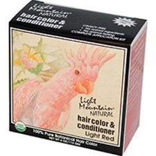 Narural Hair Color and Conditioner Light-Red 4 Oz By Light Mountain