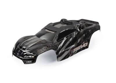 Traxxas Karosserie E-Revo 2.0 schwarz mit Aufkleber