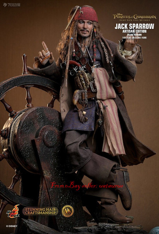 Hot Toys 1/6 Dx39ae Pirates Of The Caribbean 5 Jack Sparrow