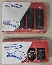 Blue Point by Snap-on Twist Impact Extractor Socket Set - Deep SAE & Metric Sets