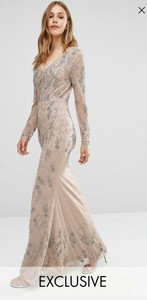 maya fishtail maxi dress