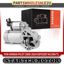 New Starter Motor for Acura TL Honda Odyssey Pilot 3.7L 3.5L 1.8KW 12V CCW 19T