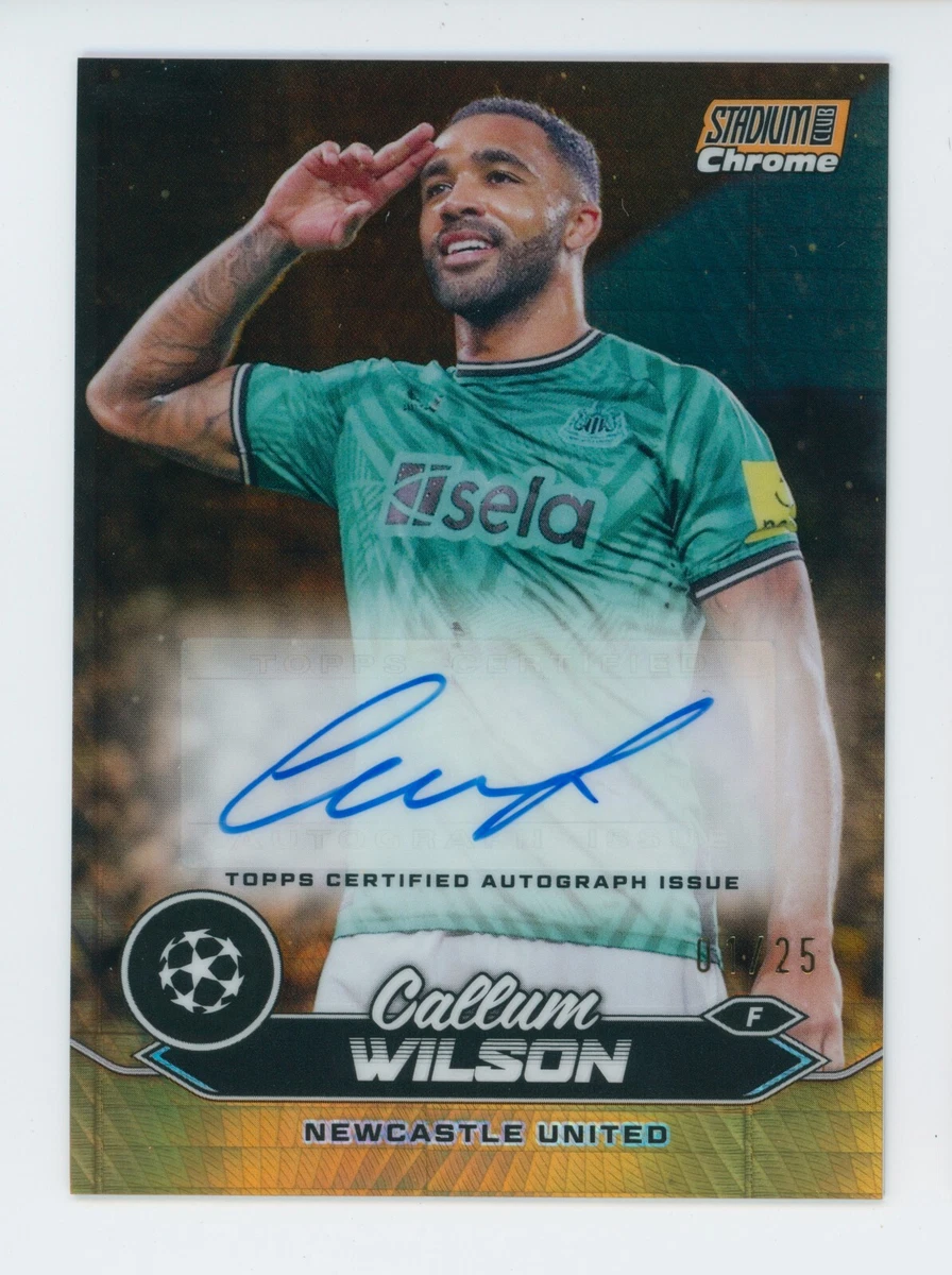 Carte Dédicacée Callum Wilson (Newcastle United) Avec Certificat D'authenticité