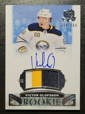 2019-20 Victor Olofsson The Cup Rookie Auto Patch /249