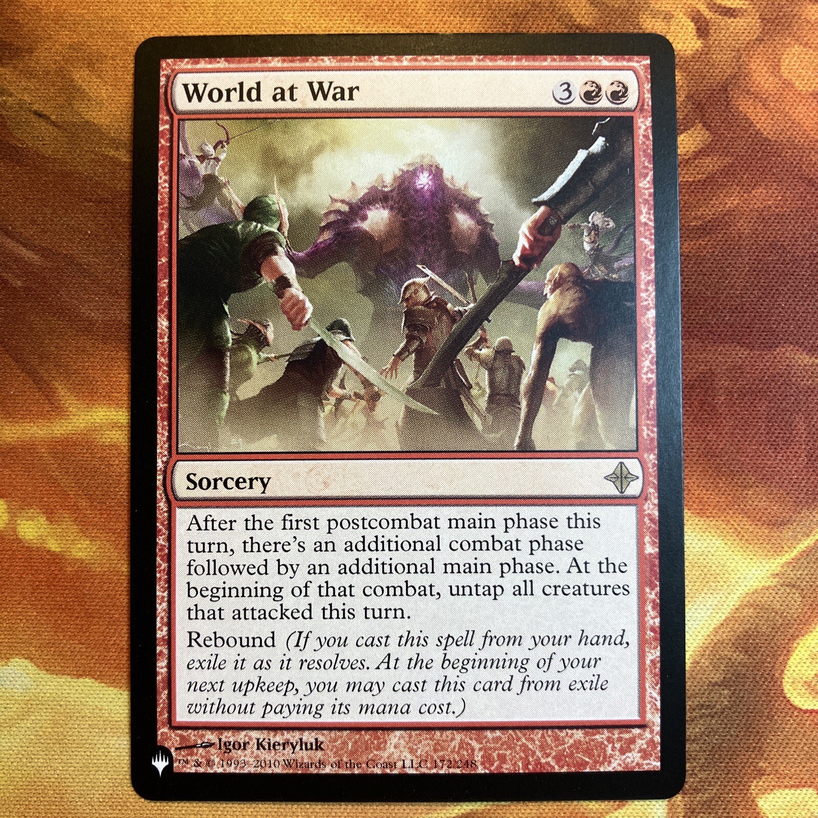 MTG World at War The List - Rise of the Eldrazi Near-Mint Rare!!