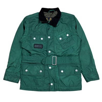 Barbour International Belted 4 Pocket Chore Quilted Insulated