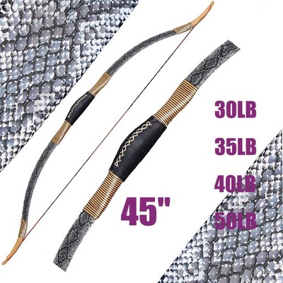 46 Zoll Türkischer Traditioneller Bogen kurzer Bogen Bogenschießen Bogen 30~50lb