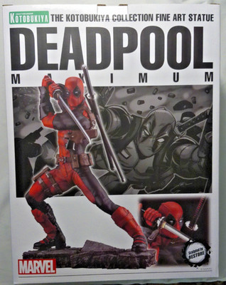 Kotobukiya Deadpool Maximum 1/6 Scale Fine Art Statute NIB #473 of 900 units