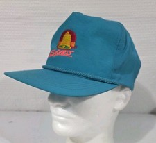 Vintage Taco Bell Express Hat Snapback Teal C...
