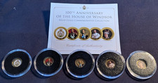 2017 100th Anniversary House of Windsor 9ct Gold Coin Set CoA Ltd Edition & Case