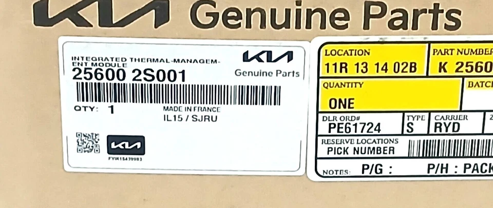 Módulo de gestión térmica integrado Kia Sorento 2021-2025 2,5 L 25600-2S001 Foto 2 de 4